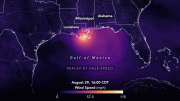 Hurricane Ida Satellite