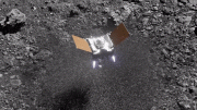 OSIRIS REx Spacecraft Leaving Bennu Surface