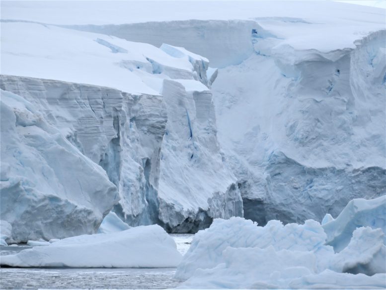 A Marine Terminating Glacier in Antarctica