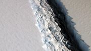 Antarctica Ice Shelf Rift