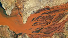 Betsiboka River Delta in Madagascar September 2023