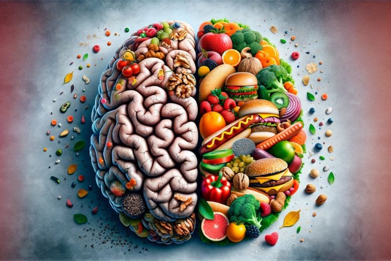 Brain Diet Nutrition Art