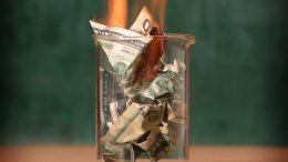 Burning Money Waste