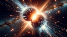 Colliding Neutron Stars Concept Art