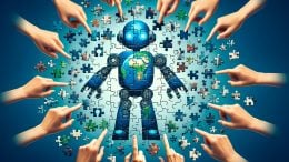 Crowdsource AI Robot Training Concept