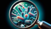 Dangerous Bacteria Evolving Art Concept