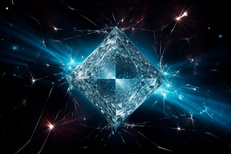 Diamond Physics Art Concept