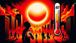 Extreme Heat Cardiology Heart Art Illustration