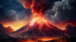 Giant Volcano Eruption