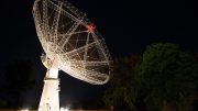 GMRT Antenna at Night