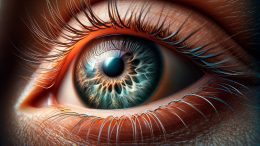 Human Eye Close Up Art Concept