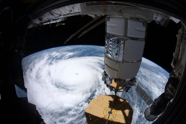 Hurricane Ida International Space Station