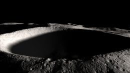 Inside Dark, Polar Moon Craters