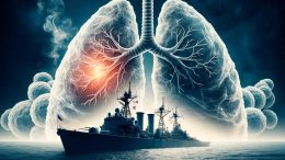 Lung Cancer Navy Veterans Art Concept