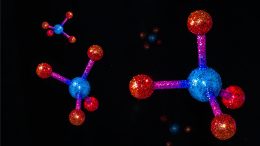 Methane Molecule Atomic Structure