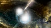 Neutron Star Merger Artist's Depiction