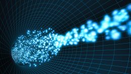 Particle Beam in an Accelerator Graphic Representation