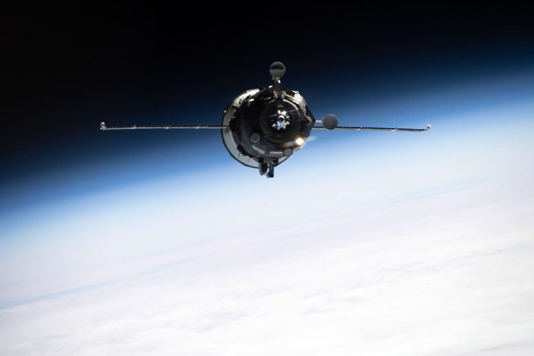 Progress 86 Cargo Craft Approaches Space Station