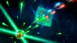 A Single Atom Is Excited by Laser Light and Scatters One Photon After Another