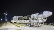 SpaceX Cargo Dragon Spacecraft Launchpad