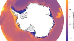 Water Temperatures Around the Antarctic