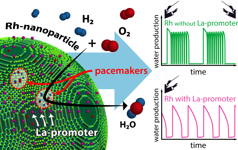 The Reaction Behavior of an Individual Nanoparticle Is Determined by Its Pacemakers